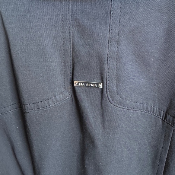 VIA SPIGA Navy Trench Coat in XS - Picture 8 of 13